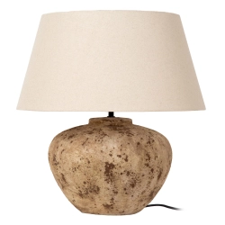 DAVINA - Lampa stołowa - Ø 55 cm - 1xE27 - Brown - Vibes 47512/81/43 LUCIDE